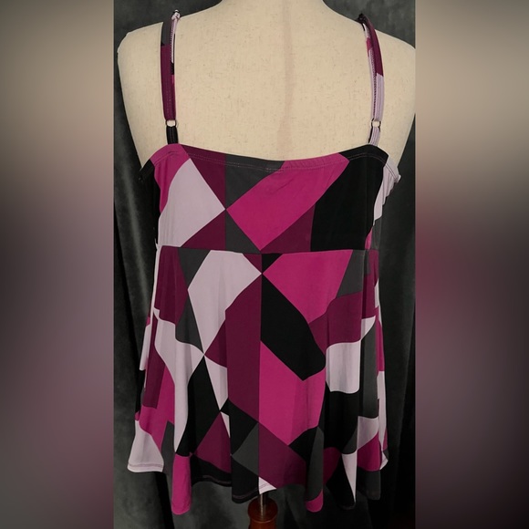 Fit and flare babydoll tank top. Torrid size 3 - Picture 3 of 5